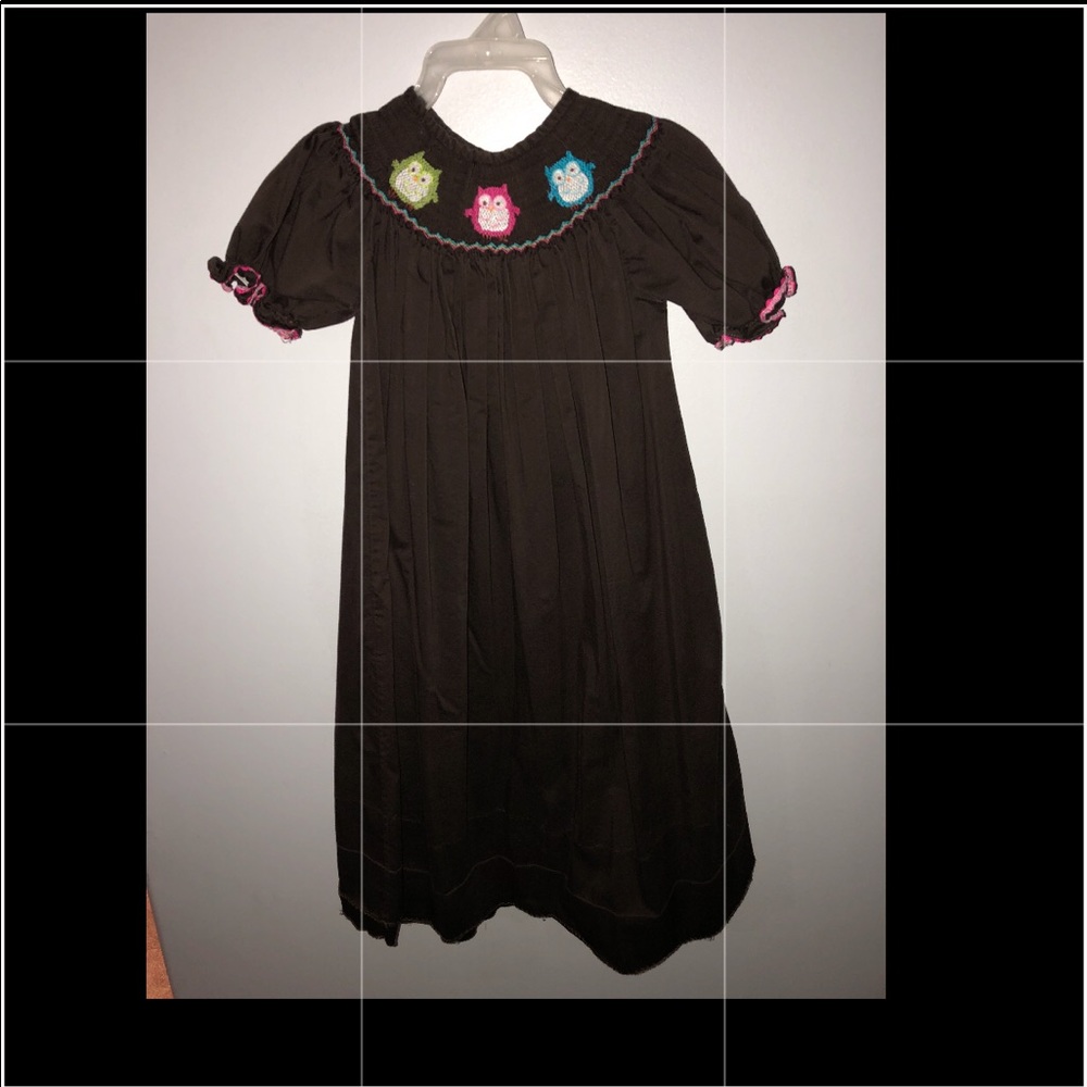 Brown Owl Smocked Dress Fall 🍁🍂 Size 5